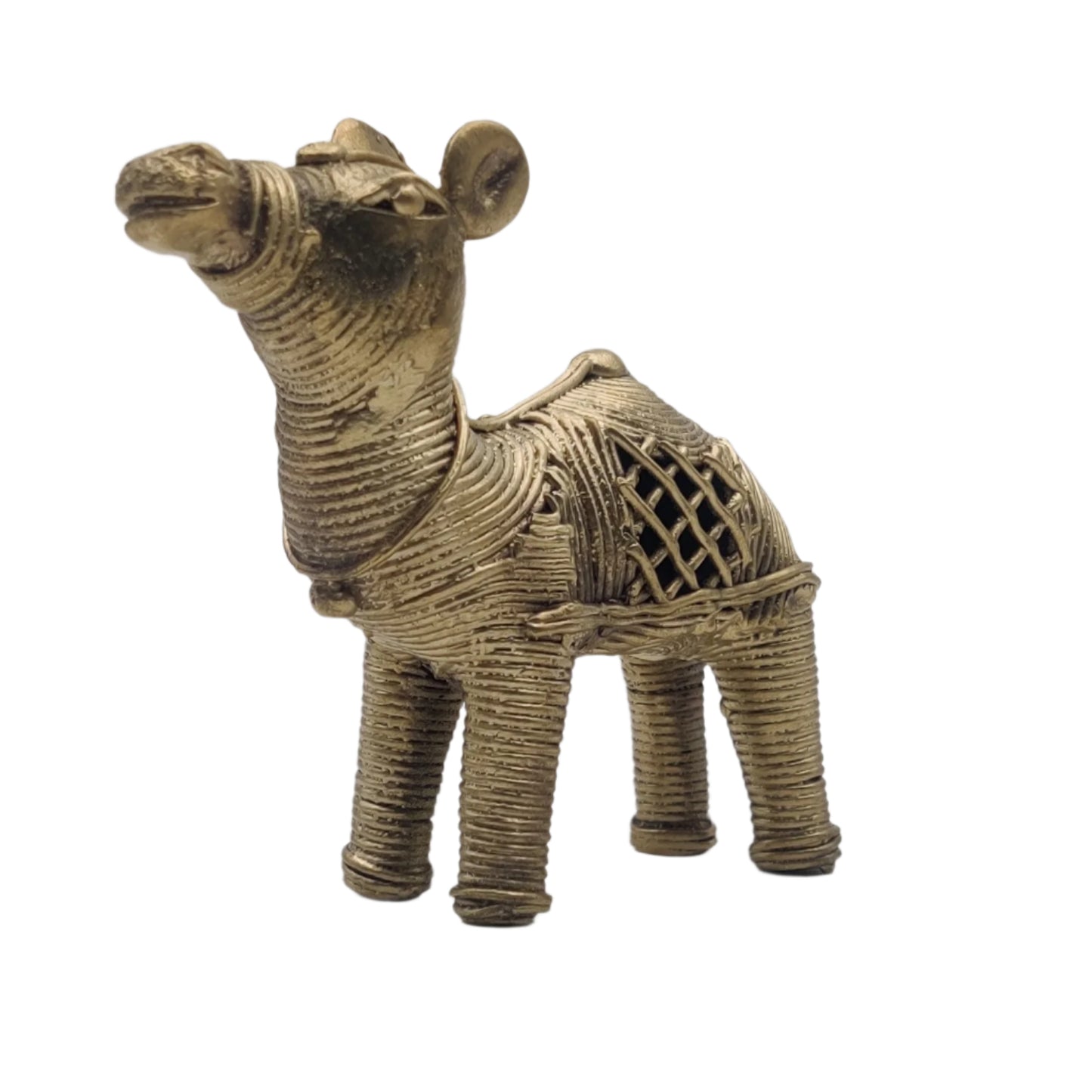 Dhokra Brass Camel Statue