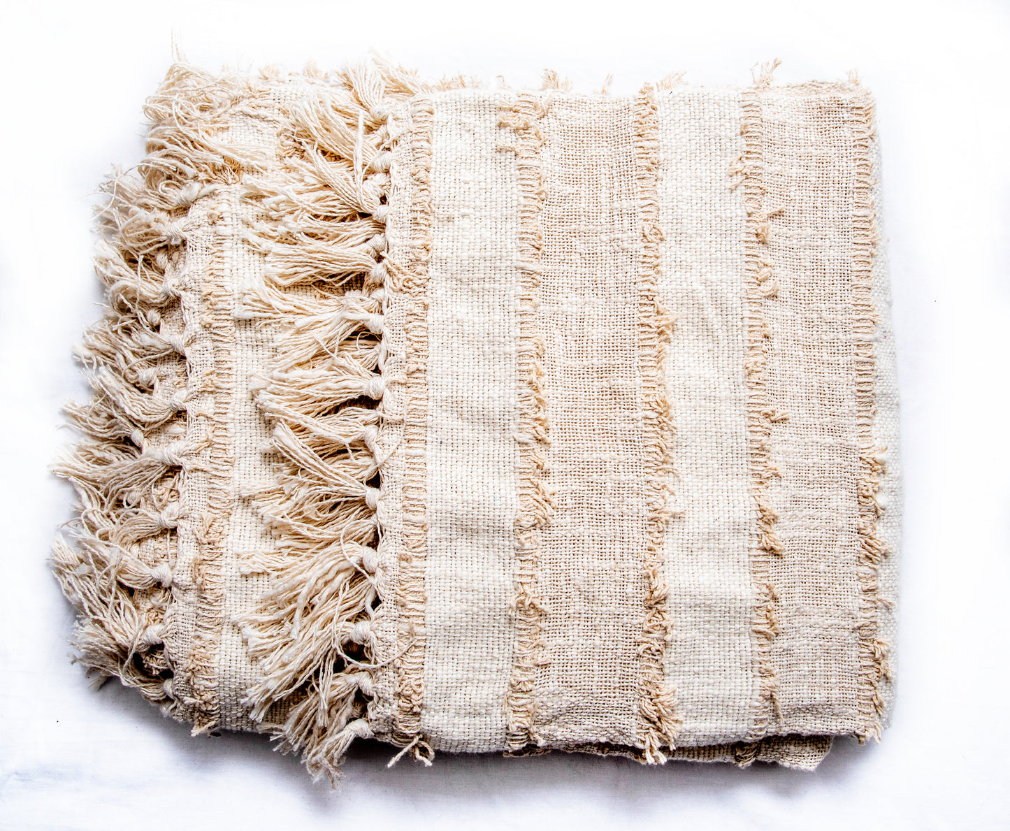 Blanket Beige Colour Throw