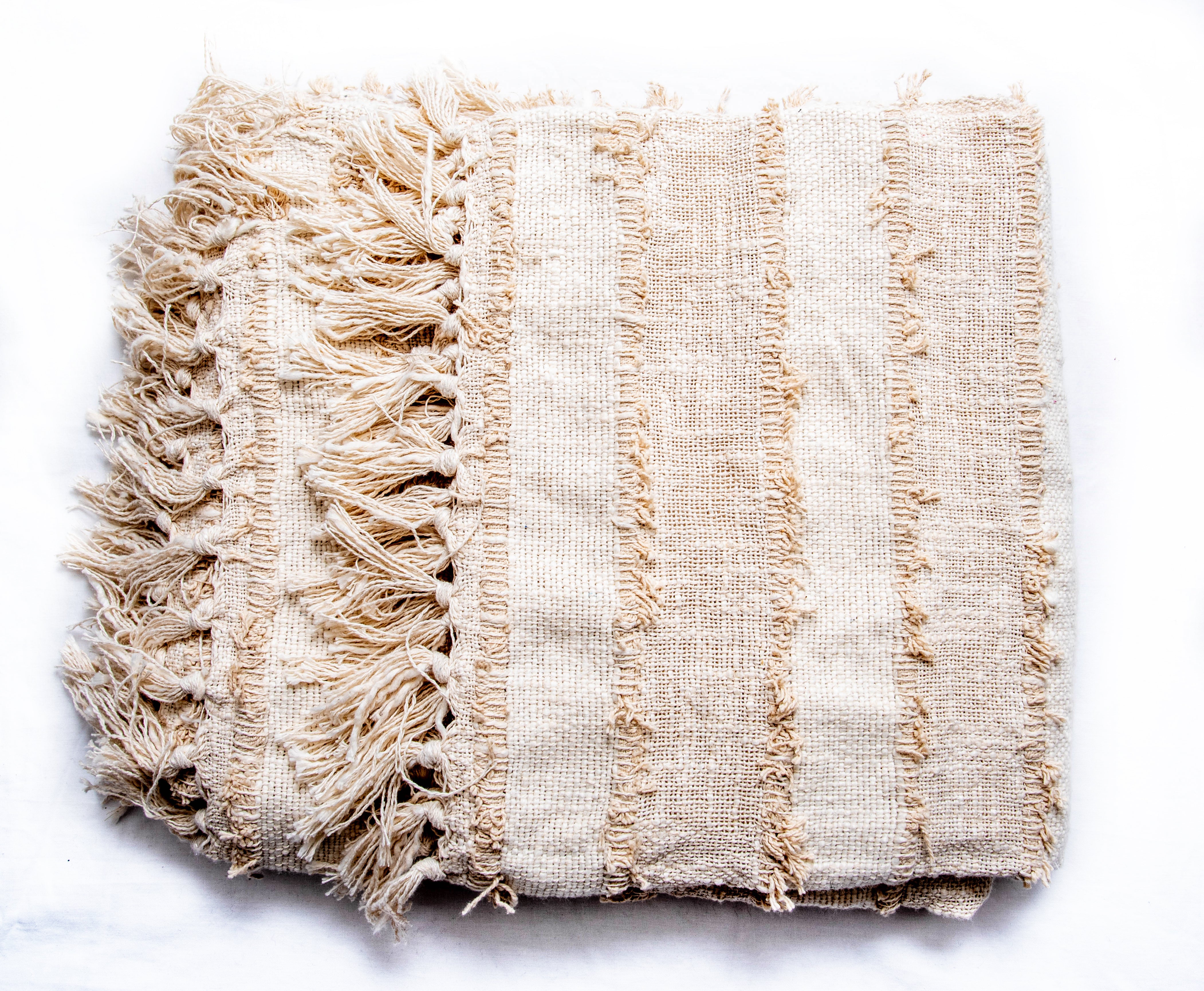 Blanket Beige Colour Throw