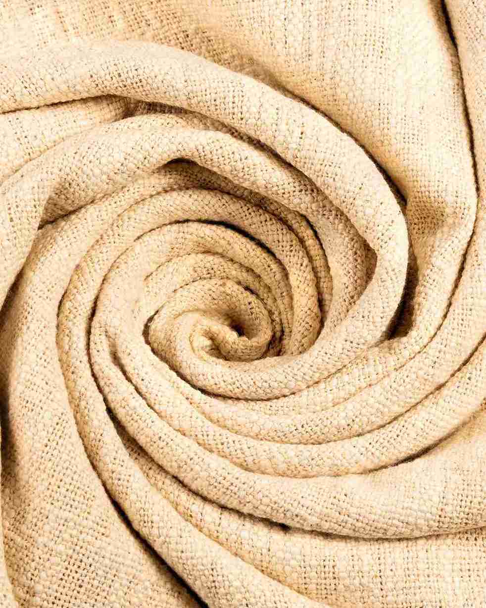 Beige Throw Blanket