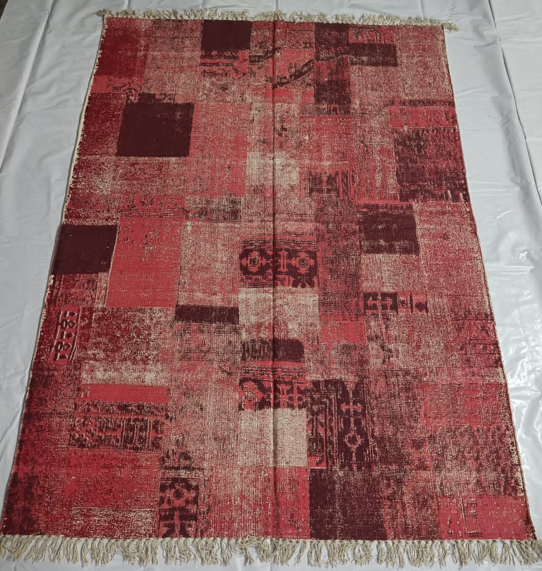 Traditional Printed Cotton Rug