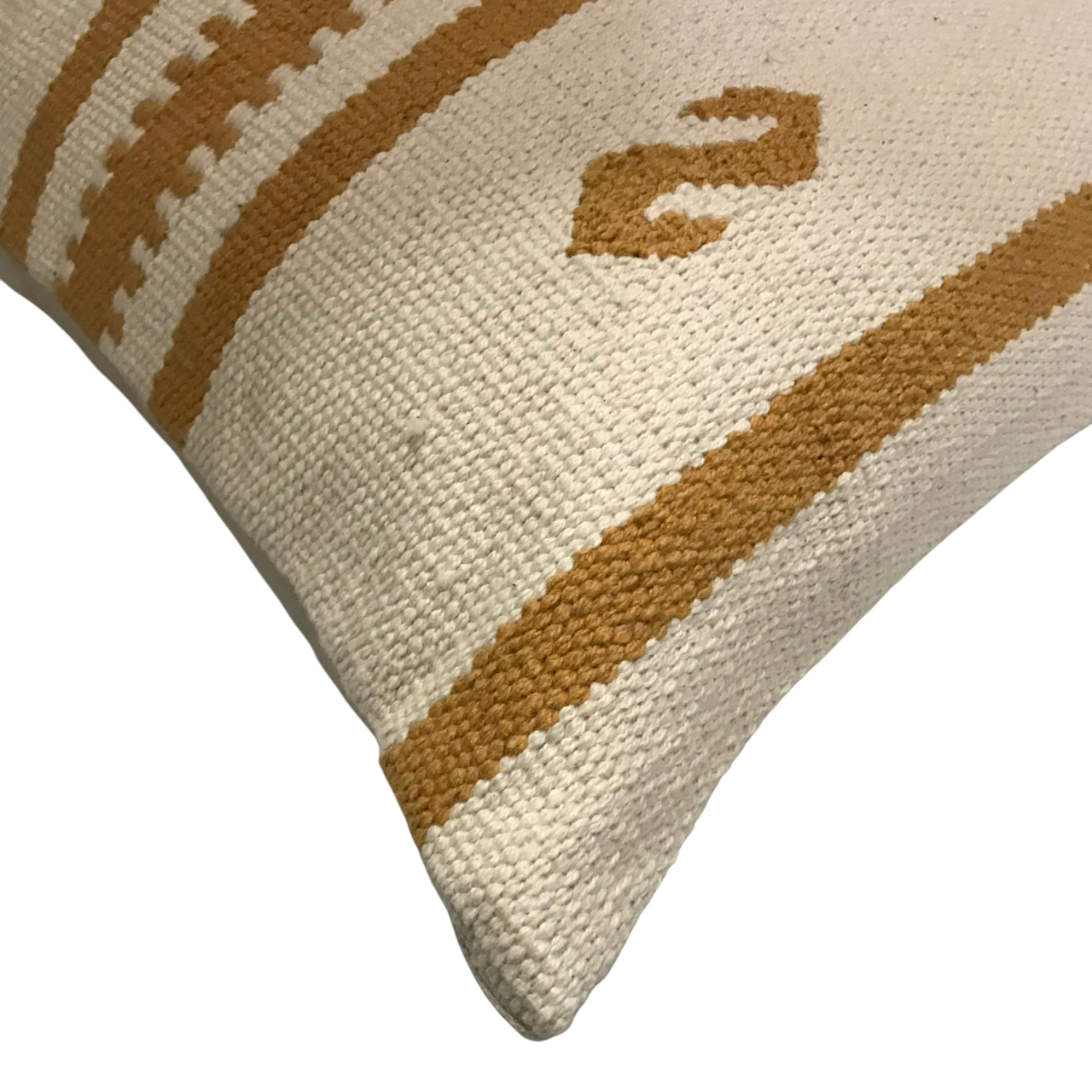 DivineHandicrafts Handcrafted Pure Yellow Family Cotton Cushion Covers-Set of 4