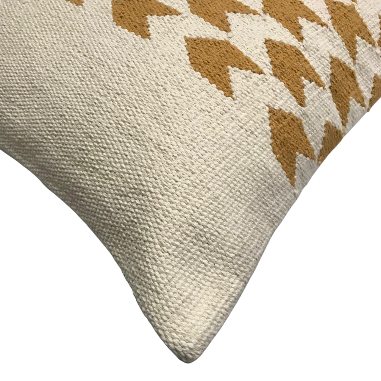 DivineHandicrafts Handcrafted Pure Yellow Family Cotton Cushion Covers-Set of 4