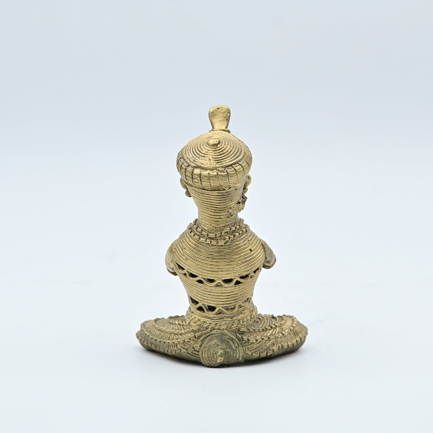Handmade Dhokra Tribal Folk Musician Statues Vintage Musicians (Set of 5)