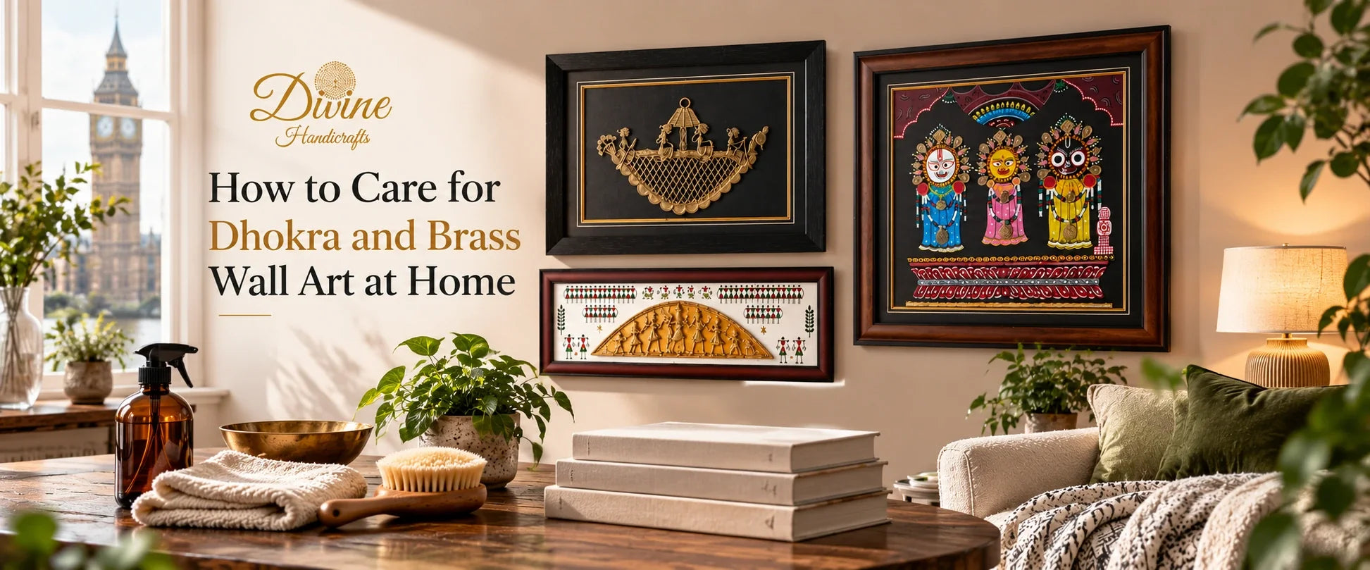 How to Care for Dhokra and Brass Wall Art at Home