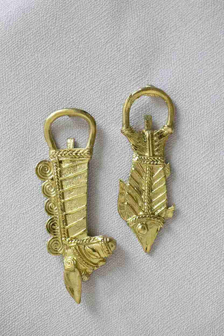 Ornamental brass hooks for home decor