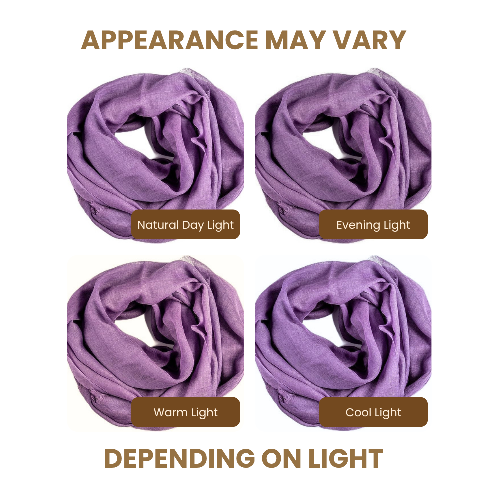Purple Wool Ombré Scarf, Handloom