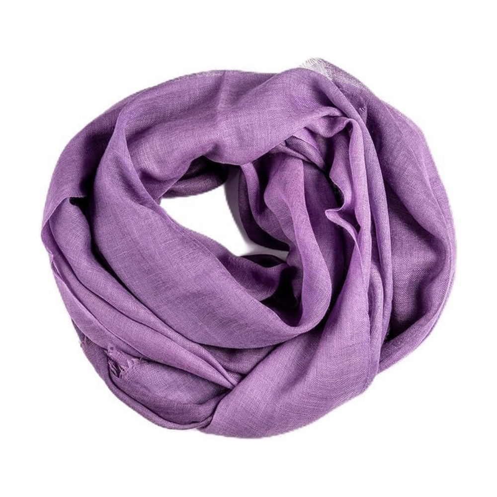 Purple Wool Ombré Scarf, Handloom