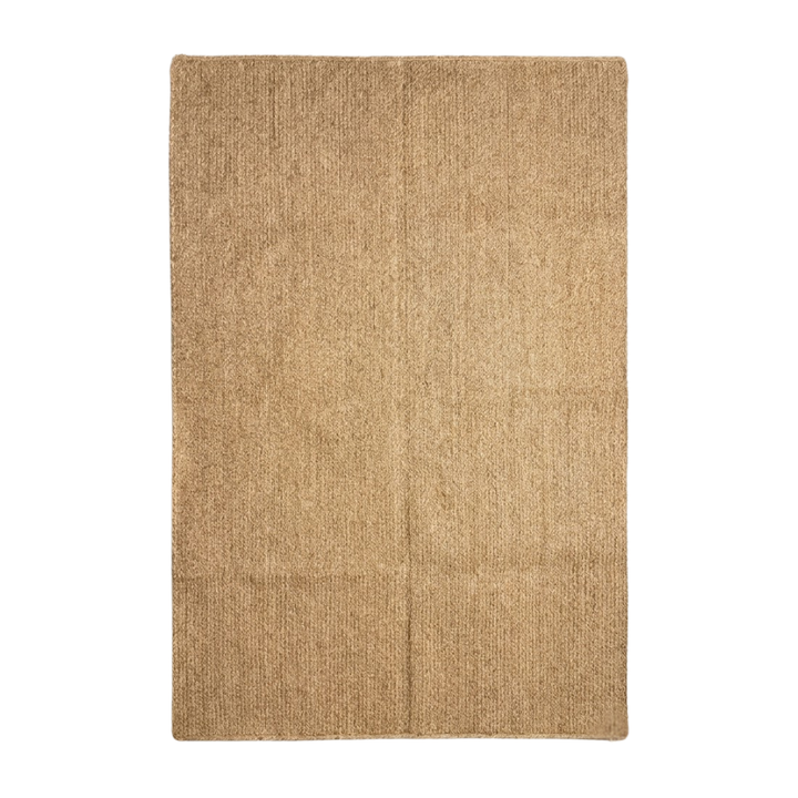 Handwoven Rectangle Jute Carpet Mat, Farmhouse Runner
