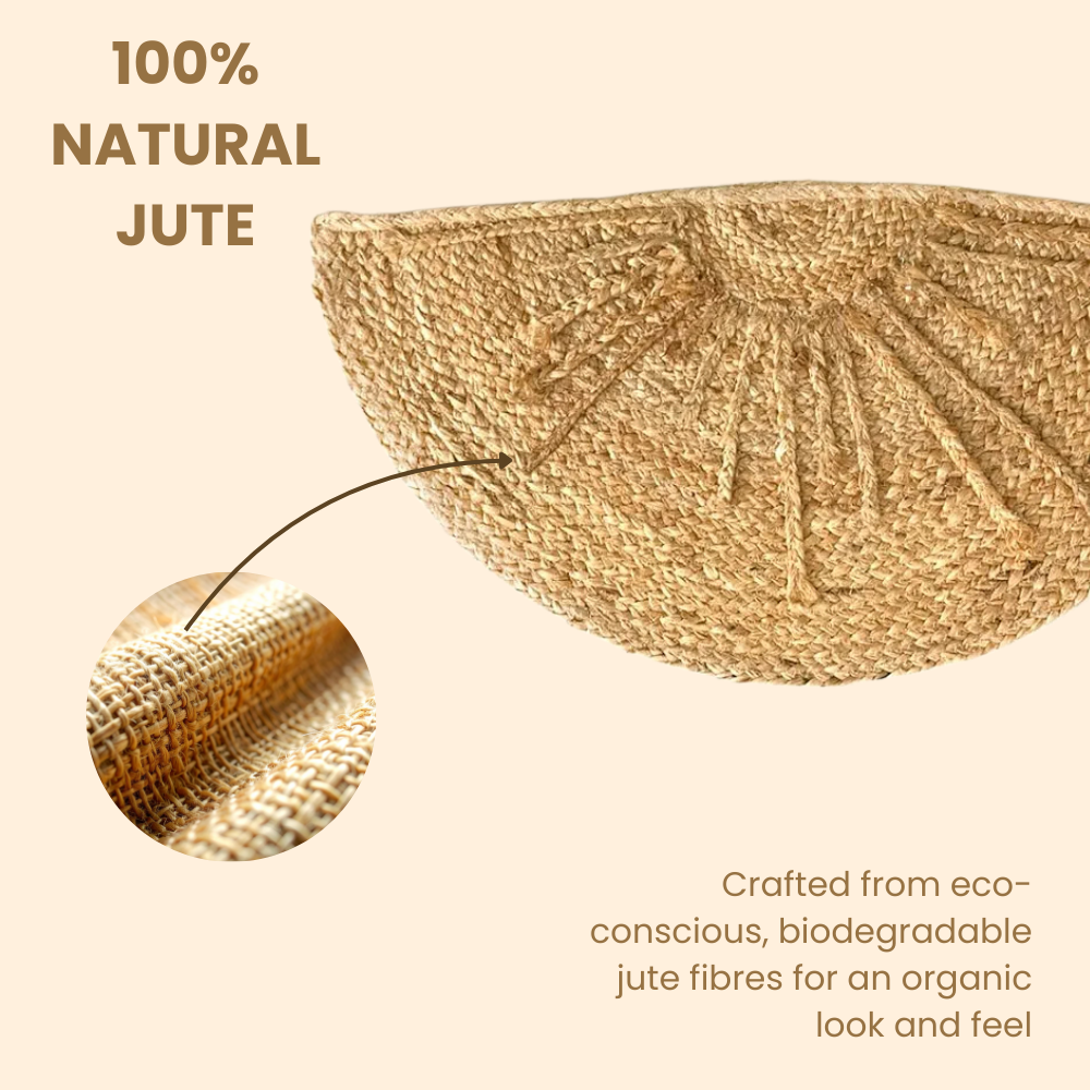 Half Circle Jute Rug