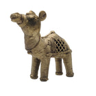 Handmade Dhokra Brass Camel Statue