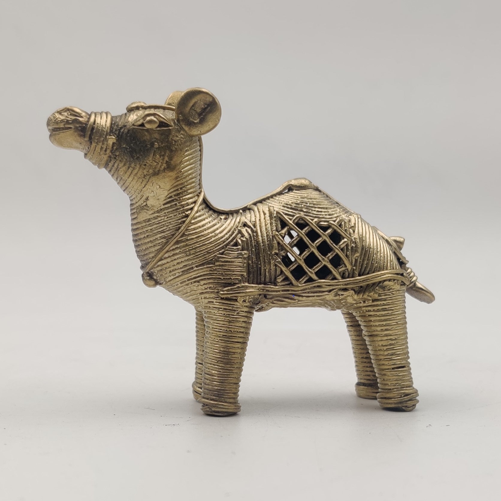 Tribal Metal Craft Camel showpiece