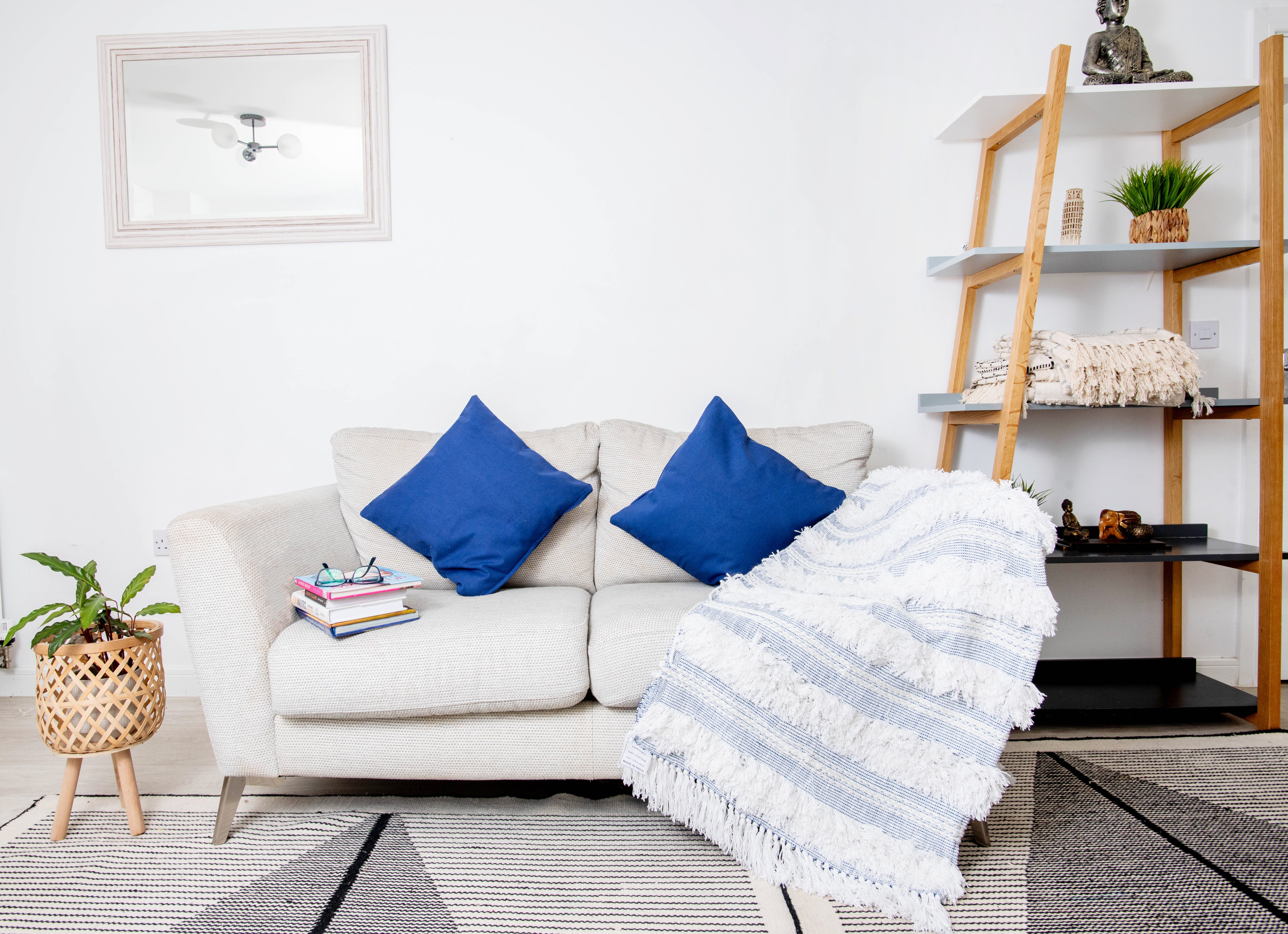 Blue Colour Cushion Cover 
