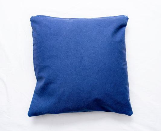 Handmade Beautiful Designer Decorative Navy Blue Colour Fabric Pillow & Cushion Cover for Home Bed and Sofa Decor