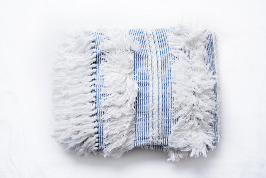 Cotton Blanket Unique Fur Design Comfortable Throw for Home Blanket