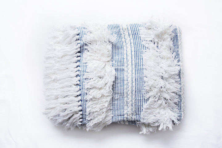 Cotton Blanket Fur Throw 

