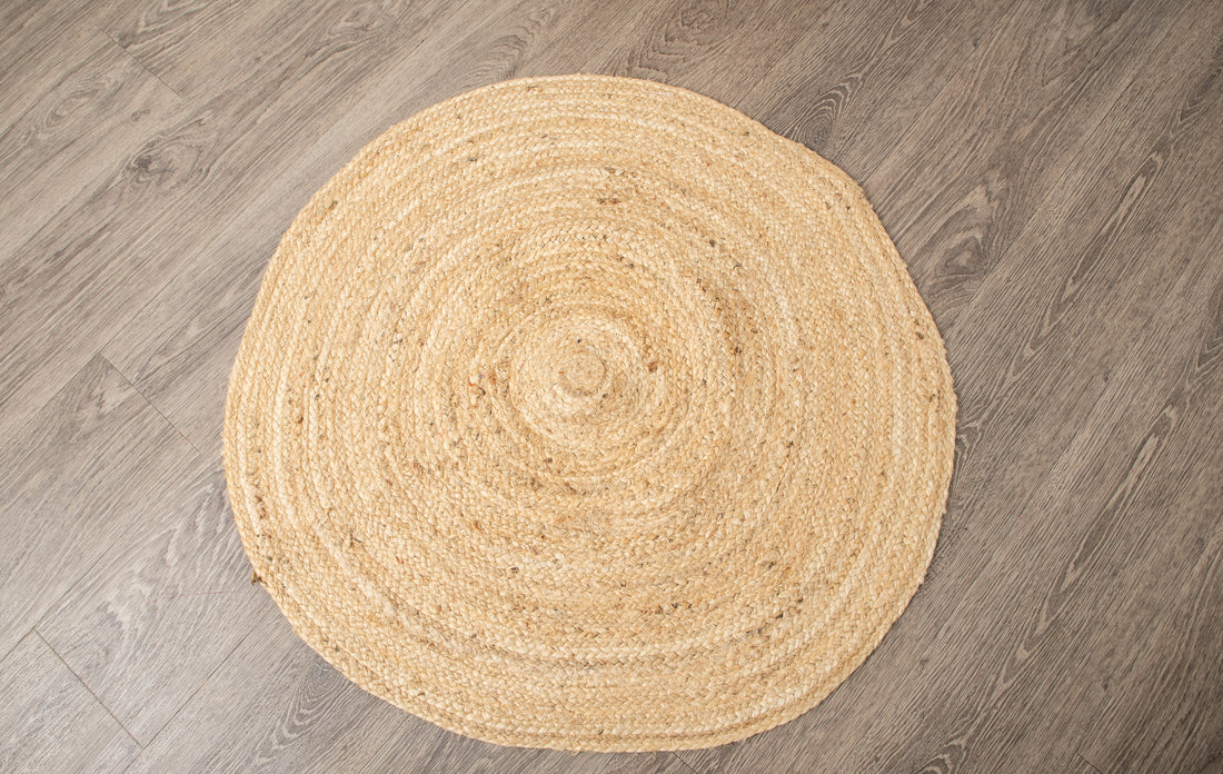 Jute Braided Round Rug
