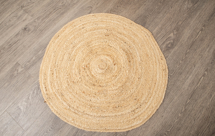 Jute Braided Round Rug

