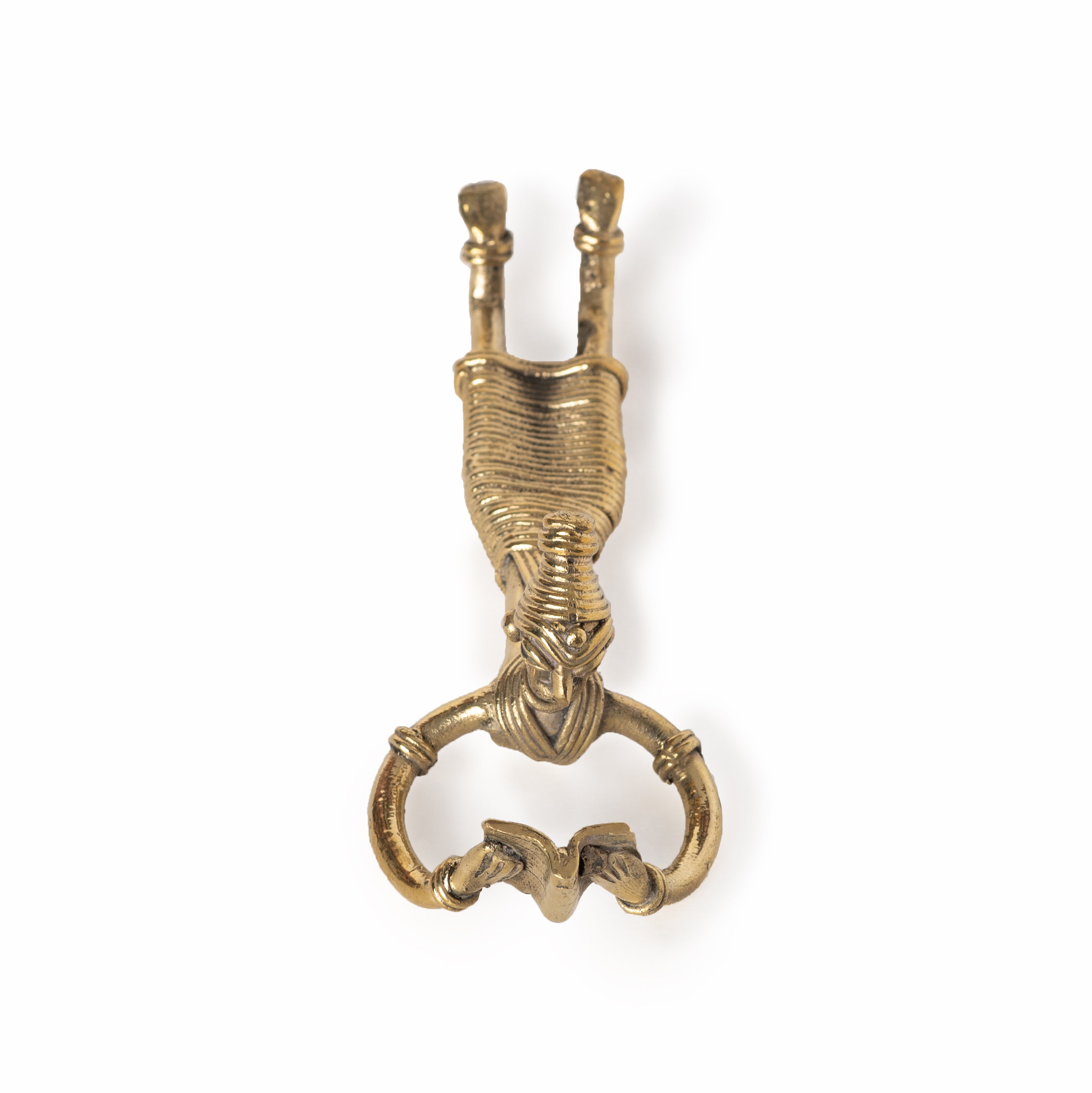 Handcrafted vintage wall hanging with intricate Dhokra metalwork, showcasing traditional artistry from Divine Handicrafts