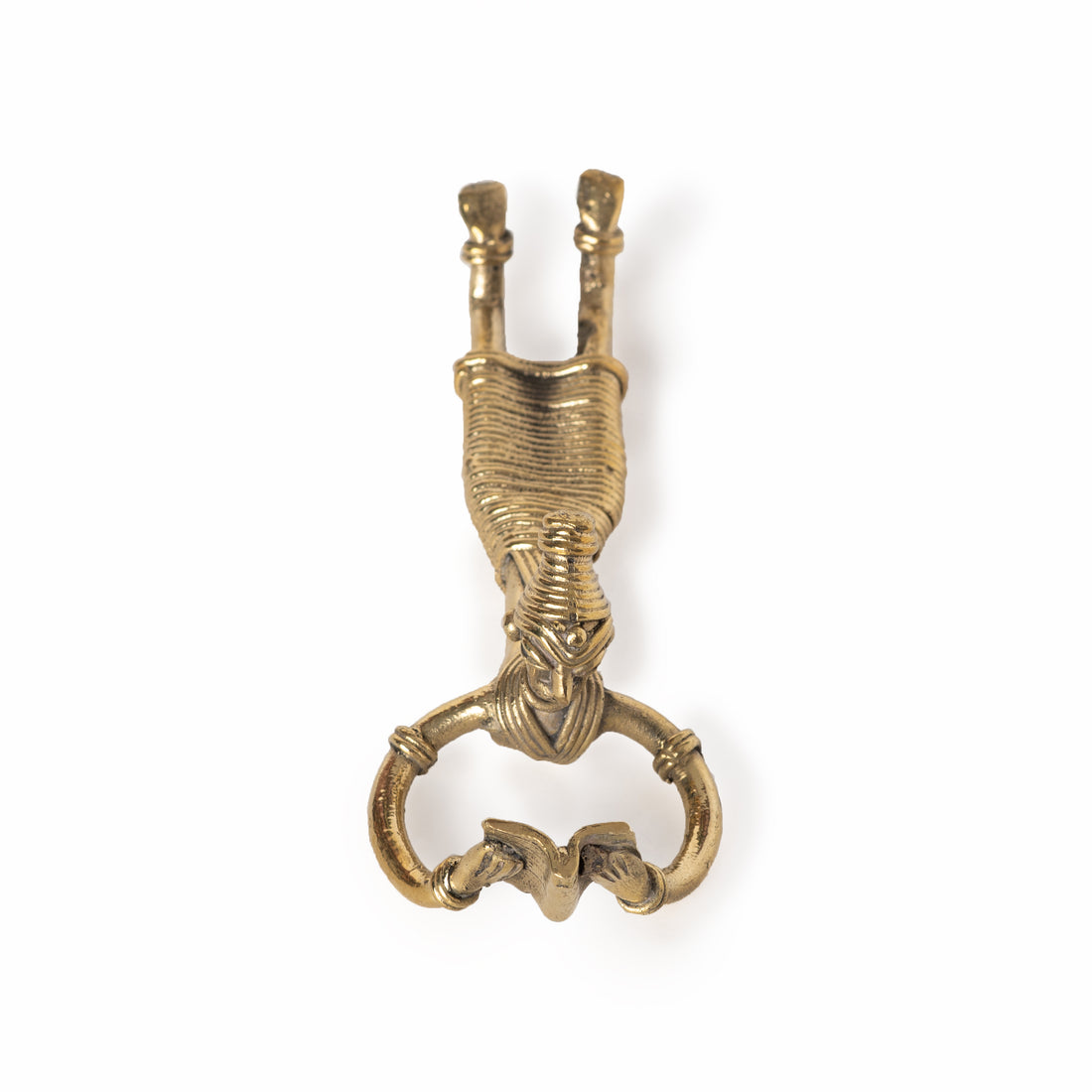 Handcrafted vintage wall hanging with intricate Dhokra metalwork, showcasing traditional artistry from Divine Handicrafts
