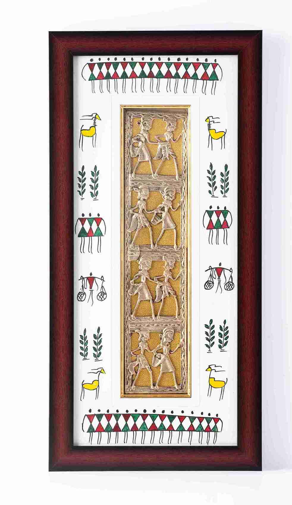 Parts of Life Dhokra Frame
