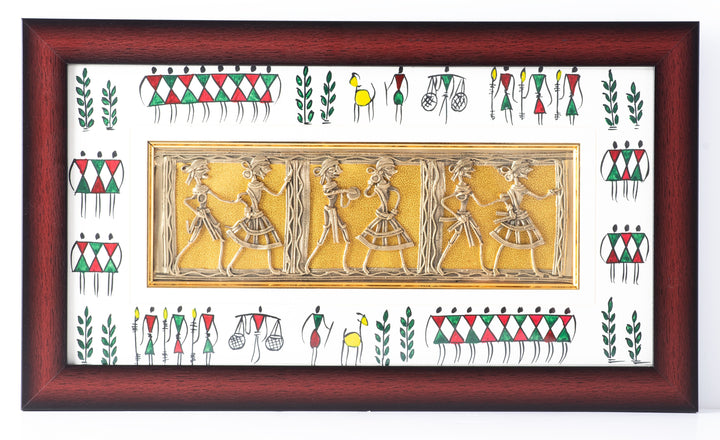 Authentic Dhokra Framed Wall Art
