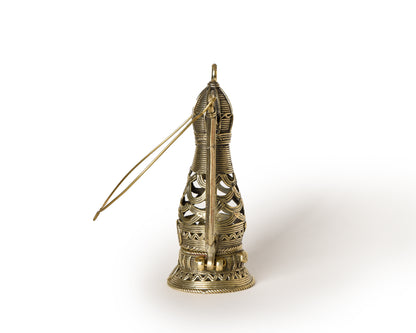 Vintage Lantern Representation: Unique Handmade Showpiece from Ancient India