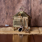 Handmade Four-Corner Metal Jewellery Box