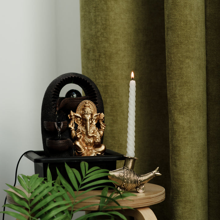 Handmade Fish Design Candle Holder
