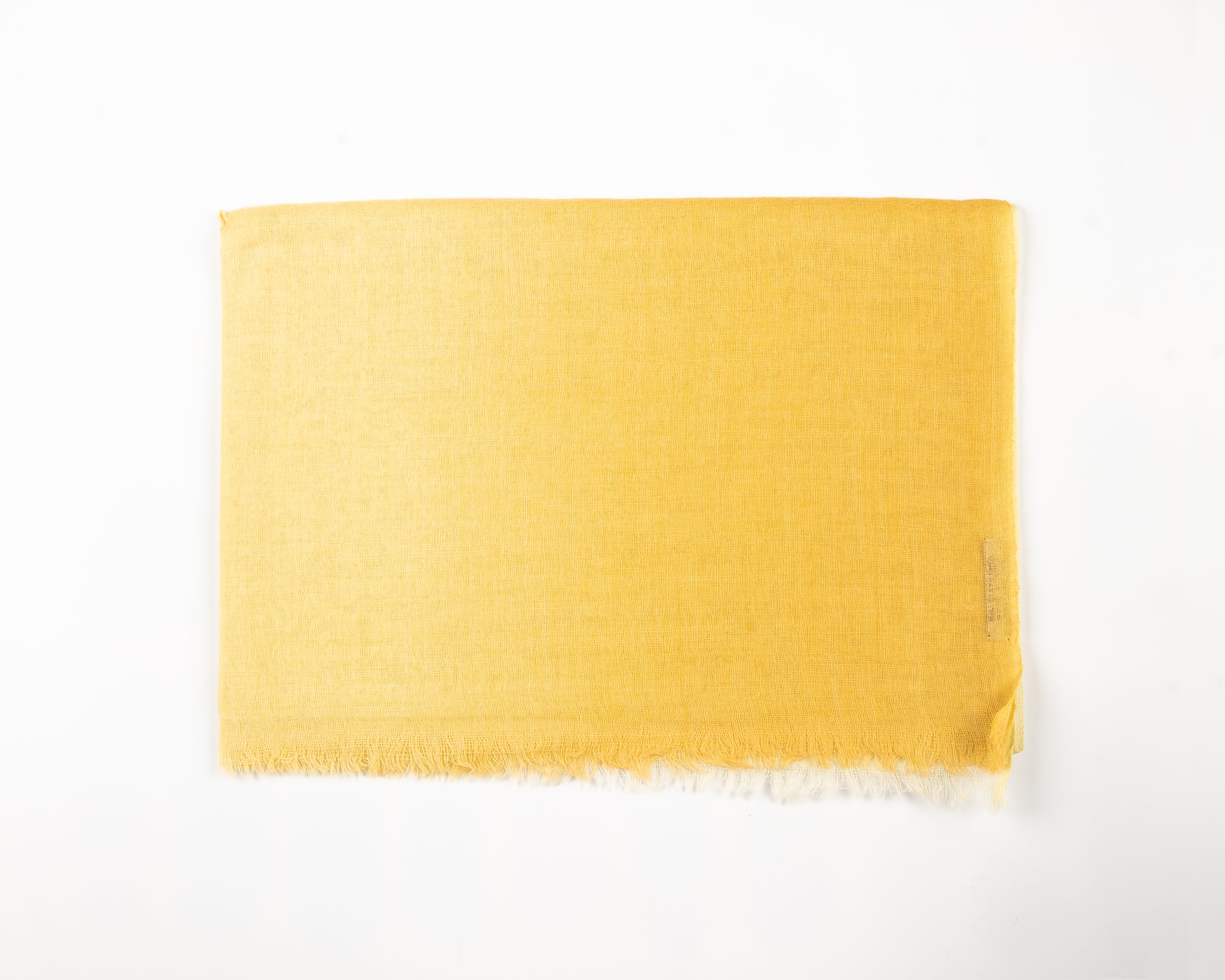 Gold & Yellow Ombré Wool Scarf cloth material