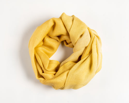 Gold & Yellow Handloom Scarf 
