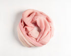 Pink & White Wool Ombré Scarf, Handloom 70x180cm