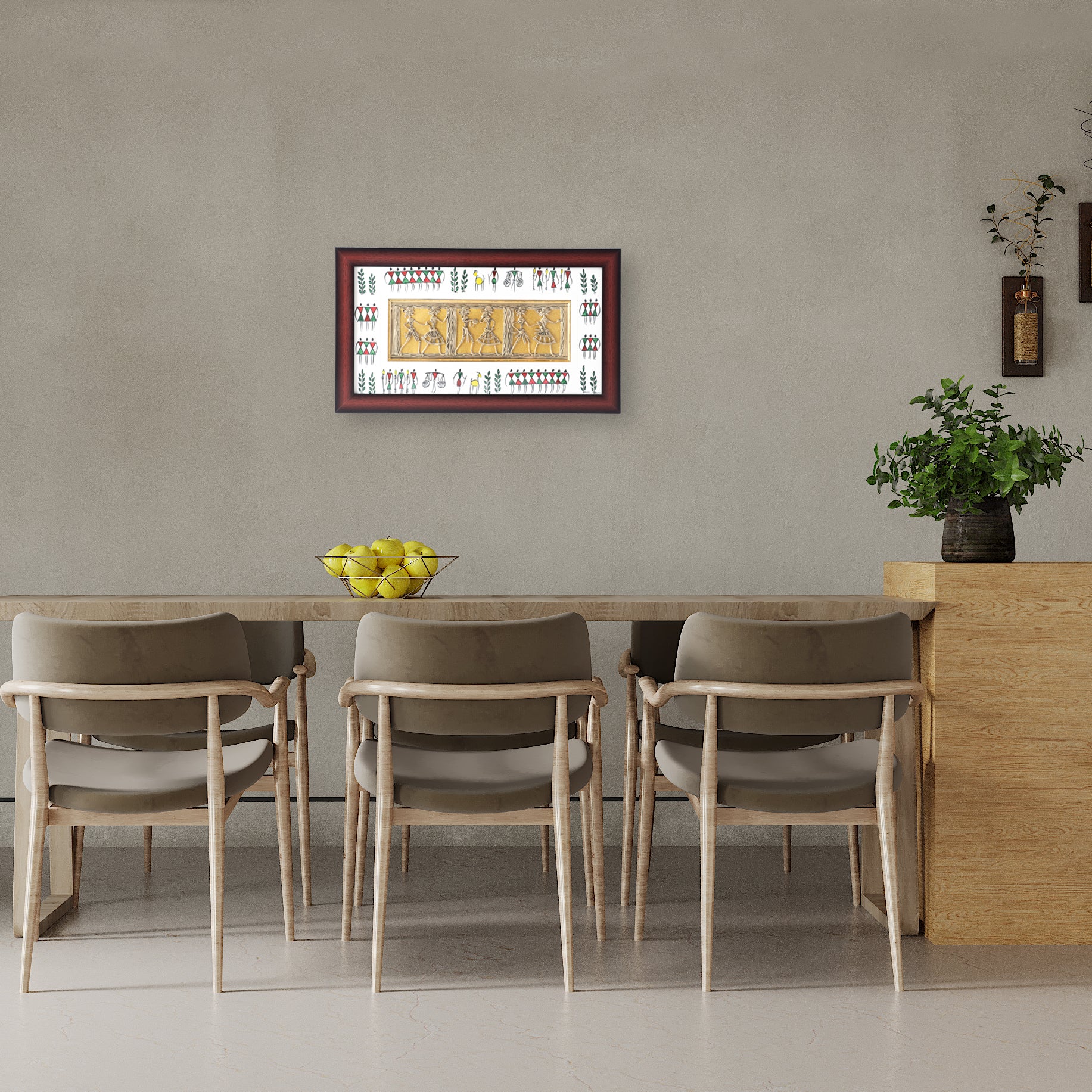 Authentic Dhokra Framed Wall Art
