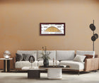 Rounded Earth Dhokra Metal Wall Frame