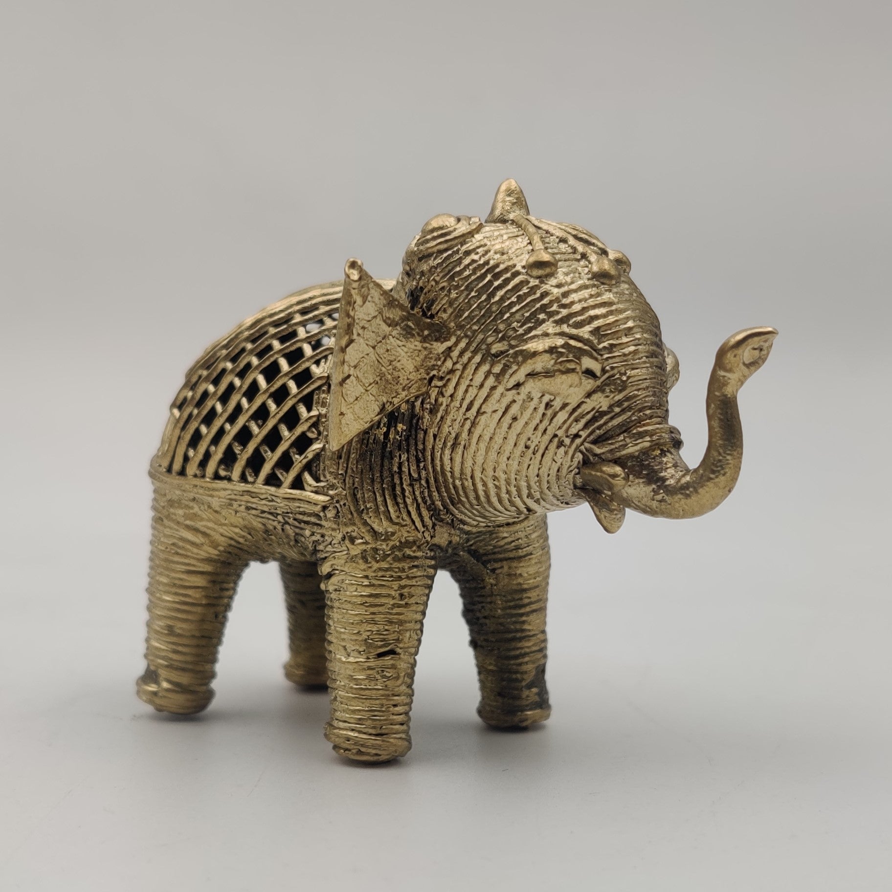 Dhokra Metal Elephant | Exquisite Indian Craftsmanship UK