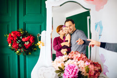 Brass décor for housewarming