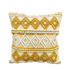 Mustard & White Dots Cotton Cushion Covers Set of 2