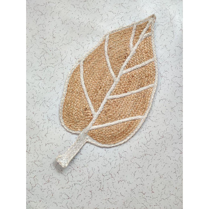 Leaf Jute Braided Rug
