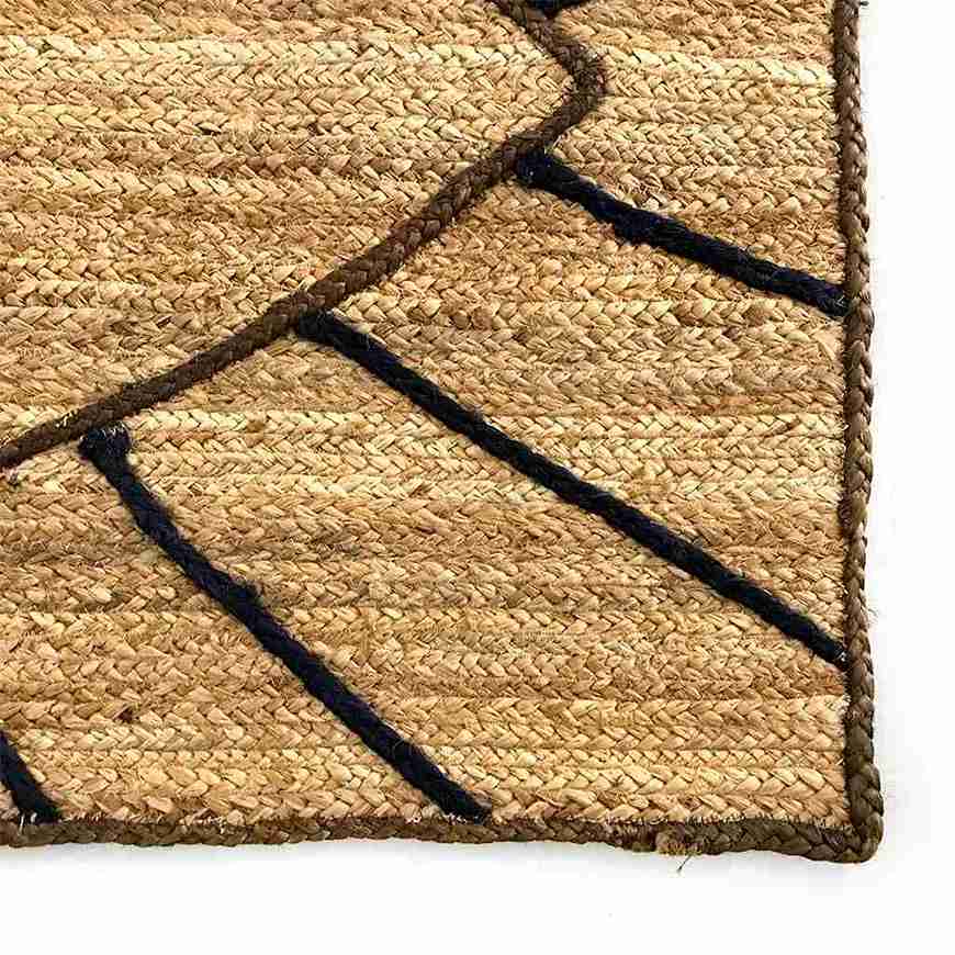 Eye Featured Jute Rug
