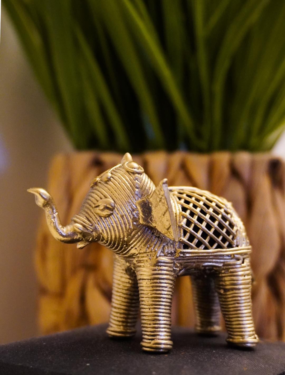 Dhokra Metal Elephant | Exquisite Indian Craftsmanship UK